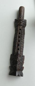 Balinese hand gesneden houten fluit, Overige typen, Ophalen of Verzenden, Zo goed als nieuw