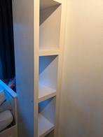 Witte Boekenkast met Planken, Minder dan 50 cm, Gebruikt, 200 cm of meer, Ophalen of Verzenden