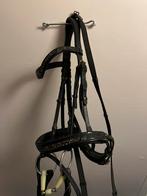 Zwart Epplejeck Full Hoofdstel met Teugels Lak Steentjes, Ophalen of Verzenden, Gebruikt, Dressuur