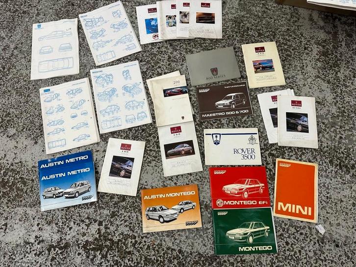 Partij folders Austin, Rover, MG, Mini, Boeken, Auto's | Folders en Tijdschriften, Zo goed als nieuw, Overige merken, Ophalen of Verzenden
