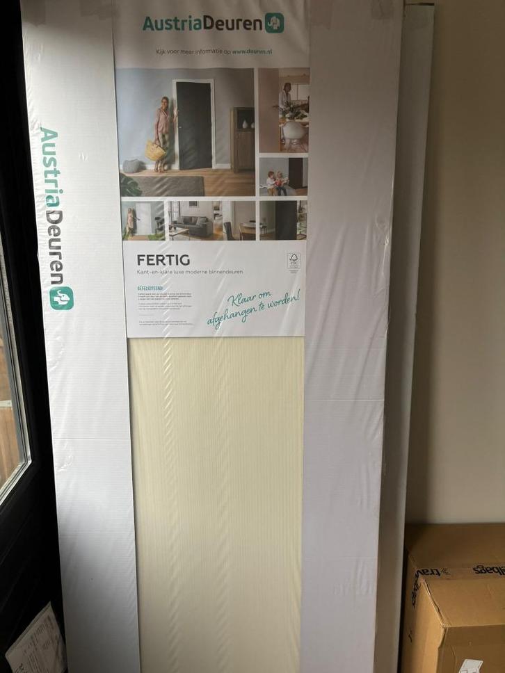 Binnendeur 83 x 201,5 CM (2x), Doe-het-zelf en Verbouw, Deuren en Horren, Nieuw, Binnendeur, 200 tot 215 cm, 80 tot 100 cm, Hout