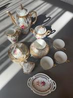 Vintage thee servies old roses, Antiek en Kunst, Ophalen of Verzenden