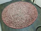 rond vloerkleed 200 cm wol gemeleerd retro design jaren 70 r, Gebruikt, Rond, 200 cm of meer, Bruin