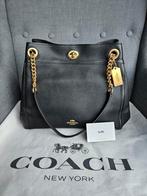 Coach schoudertas van leer NIEUW, Ophalen of Verzenden, Nieuw, Zwart, Schoudertasje