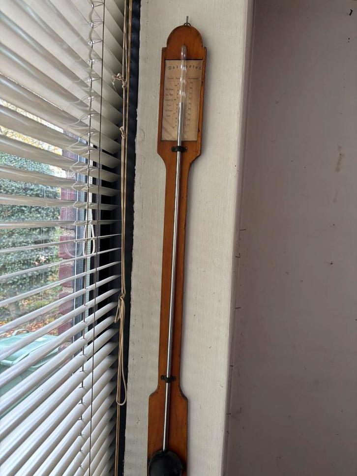 Antieke Kwik Barometer, Antiek en Kunst, Antiek | Woonaccessoires, Ophalen