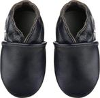 Aanbieding! Zwarte leren babyslofjes van Baby-slofje, Ophalen of Verzenden, Nieuw, Jongetje of Meisje, Slofjes
