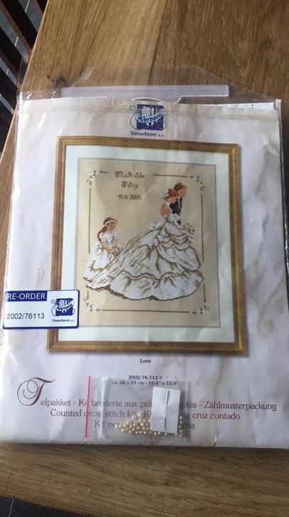 Borduurpakket, Vervaco,, Hobby en Vrije tijd, Borduren en Borduurmachines, Zo goed als nieuw, Borduurpakket, Handborduren, Ophalen of Verzenden