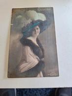 Antieke Prentbriefkaart - La Dernière Mode, Verzamelen, Ophalen of Verzenden, Voor 1920, Ongelopen