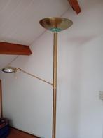 staande koperen kleurige lamp, Huis en Inrichting, Lampen | Vloerlampen, Ophalen, Zo goed als nieuw, Metaal, 150 tot 200 cm