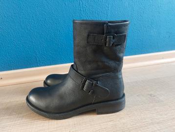 Laarzen halfhoog boots 5th avenue Leer zwart gesp 38 Nieuw  beschikbaar voor biedingen