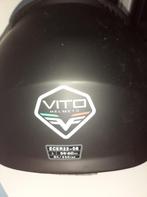 Nieuwe  motor/scouter helm zwart, Motoren, Dames, Overige typen, Nieuw zonder kaartje, L