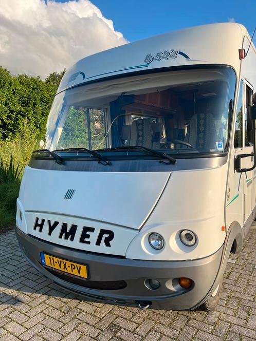 Hymer B544, in goede staat met weing km, gezinscamper, Caravans en Kamperen, Campers, Particulier, Integraal, tot en met 5, Hymer
