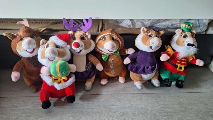 AH Hamsters Kerst, Kinderen en Baby's, Speelgoed | Knuffels en Pluche, Zo goed als nieuw, Overige typen, Ophalen of Verzenden