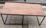 Mooie houten salon tafel, Ophalen, 50 tot 75 cm, Zo goed als nieuw, Rechthoekig