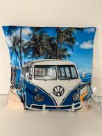 VW Bus Kussen 40x40cm - Hippie Style!, Huis en Inrichting, Woonaccessoires | Kussens, Ophalen of Verzenden, Nieuw, Blauw, Vierkant
