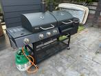 Central Park gas- en houtskool barbecue T.W.V. 640 euro, Tuin en Terras, Ophalen, Zo goed als nieuw, BBQ central park, Met accessoires