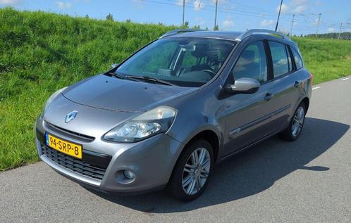 Renault Clio 1.2 TCE Estate 2011 Grijs, trekhaak, Auto's, Renault, Particulier, Clio, Airbags, Airconditioning, Bluetooth, Bochtverlichting