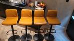 4x eco lederen zitting (zonder poot), Ophalen, Gebruikt, 60 tot 90 cm, In hoogte verstelbaar