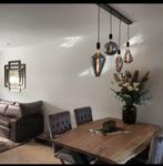 Hang lamp met 2 verschillende lampen, Ophalen, Zo goed als nieuw, Minder dan 50 cm