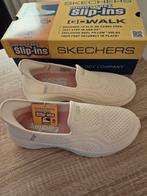 Skechers go walk flex dames instappers, Ophalen of Verzenden, Nieuw, Wit, Instappers
