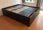IKEA BRIMNES bedframe, Huis en Inrichting, Slaapkamer | Bedden, Ophalen, Overige materialen, Gebruikt, Zwart