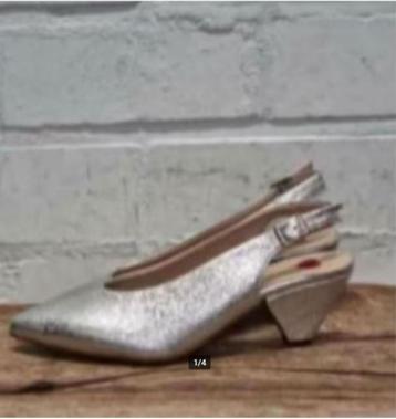 JHAY - Zilveren leren pumps maat 36 - Nieuw €105 beschikbaar voor biedingen