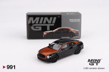 Mini GT 1:64 Bentley Flying Spur orange flame  - onyx 2024 beschikbaar voor biedingen
