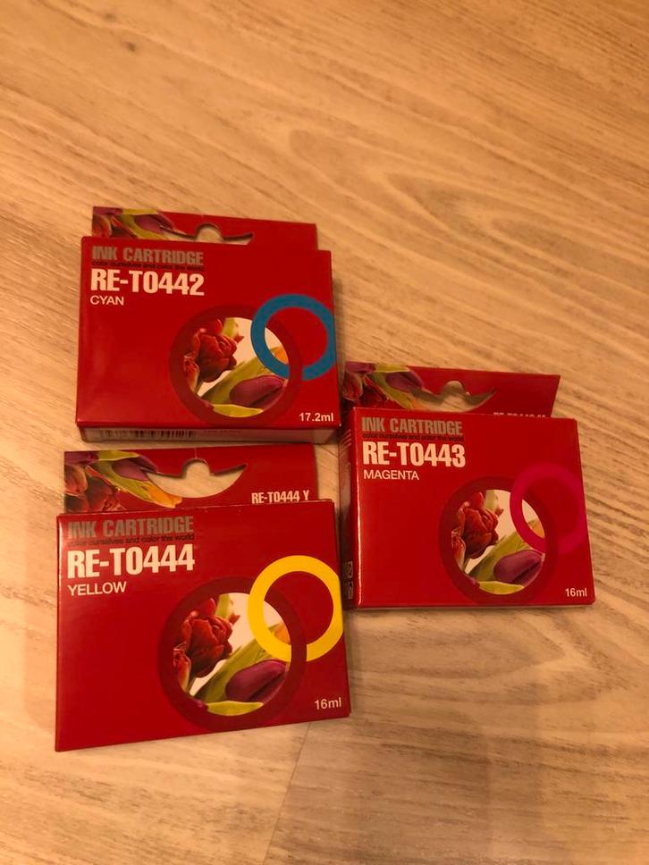 Epson Stylus Inkt Cartridges - Set van 3, Computers en Software, Printerbenodigdheden, Nieuw, Cartridge, Ophalen of Verzenden