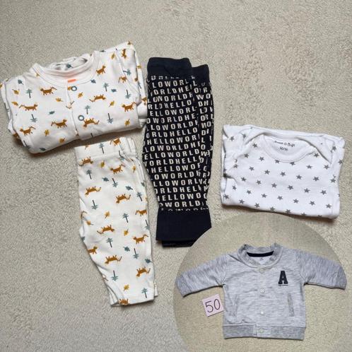 Kleding jongens 50/56 Hema Newborn Zeeman, Kinderen en Baby's, Babykleding | Baby-kledingpakketten, Zo goed als nieuw, Maat 50