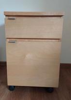 Ladeblok ladekastje op wielen bureaukastje Ikea, Huis en Inrichting, Ophalen, Minder dan 50 cm, 1 of 2 laden, Zo goed als nieuw
