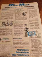 Advertentie van melk meer Mans Robbie sloot oliekoeler af, Verzamelen, Ophalen of Verzenden, Zo goed als nieuw, Overige typen