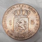 1 Gulden Willem III 1861 - Zilveren Munt, Postzegels en Munten, Munten | Nederland, 1 gulden, Koning Willem III, Verzenden, Zilver