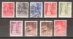 Indie 374/382 geb Gebouwen 1949 Indonesie 24/32 voor 10% CW, Postzegels en Munten, Postzegels | Azië, Zuidoost-Azië, Ophalen of Verzenden