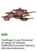 Nieuw Cheffinger set, Ophalen of Verzenden, Nieuw, Pannenset, Keramische plaat