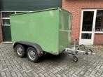 Equip gesloten dubbelasser/ aanhanger/ aanhangwagen/ 1500 kg, Ophalen of Verzenden, Zo goed als nieuw