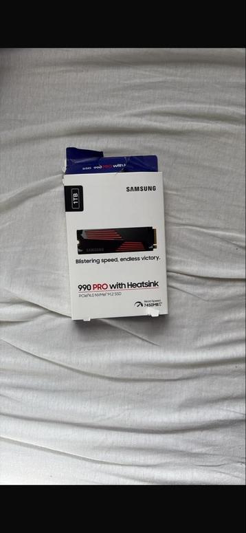 Samsung 990 Pro 1TB SSD met Heatsink - Nieuw! beschikbaar voor biedingen
