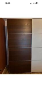 4 panelen PAX IKEA Mehamn donkerbuin eikenpatroon 100cm, Ophalen, Gebruikt, 50 tot 100 cm, Minder dan 100 cm