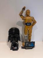 LEGO Star Wars Darth Vader & C-3PO (zonder doos), Ophalen of Verzenden, Zo goed als nieuw, Beeldje of Buste