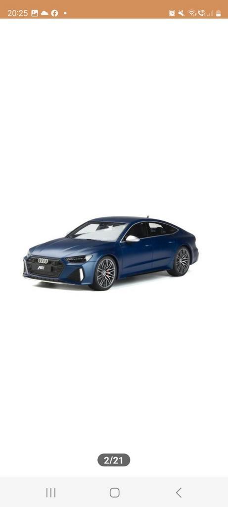 Audi RS7 ABT sportline gt399 New!!! 1/18, Hobby en Vrije tijd, Modelauto's | 1:18, Nieuw, Auto, Overige merken, Ophalen of Verzenden