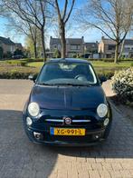 Fiat 500 1.2 C 2010 Blauw, Auto's, Voorwielaandrijving, 1242 cc, 4 cilinders, 840 kg