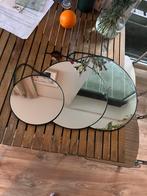 3 ronde spiegels om op te hangen, Huis en Inrichting, Woonaccessoires | Spiegels, Ophalen, Minder dan 50 cm, Gebruikt, Rond