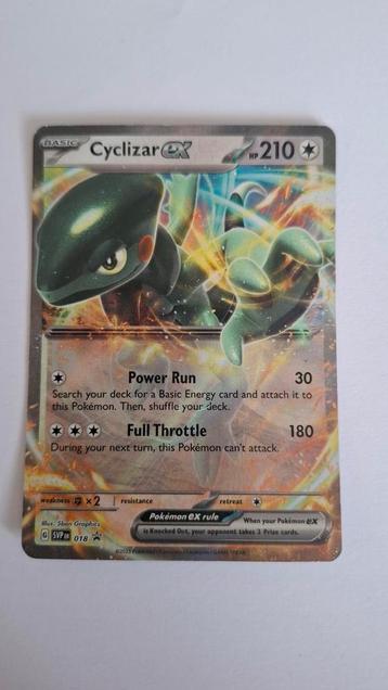 Pokemon Cyclizar ex 018 beschikbaar voor biedingen