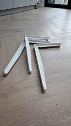 Witte plankdragers - set van 3 zware kwaliteit, Verzenden, Zo goed als nieuw, IJzer, Overige typen