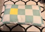 Kussen 30x50 geblokt, Huis en Inrichting, Woonaccessoires | Kussens, Ophalen of Verzenden, Zo goed als nieuw, Groen, Rechthoekig