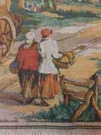 WK10  Wandkleed 19e eeuws landelijk tafereel 155/64, Gebruikt, Ophalen of Verzenden