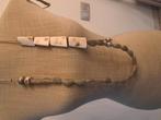 Hele mooie speciale ketting zgan, Ophalen of Verzenden, Zo goed als nieuw, Beige, Overige materialen