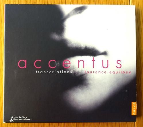 CD "Transcriptions" van Accentus en Laurence Equilbey., Cd's en Dvd's, Cd's | Klassiek, Zo goed als nieuw, Ophalen of Verzenden