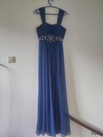 Galajurk met strass, Kleding | Dames, Jurken, Maat 38/40 (M), Blauw, Ophalen of Verzenden, Zo goed als nieuw