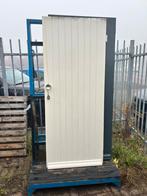 Witte Voordeur - Buitendeur, Doe-het-zelf en Verbouw, Deuren en Horren, Ophalen, Gebruikt, 80 tot 100 cm, Buitendeur