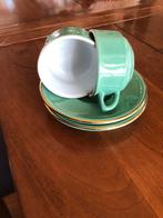 Vintage Yves Deshoulières Apilco Kop en Schotel, Ophalen of Verzenden, Zo goed als nieuw, Porselein, Kop en/of schotel